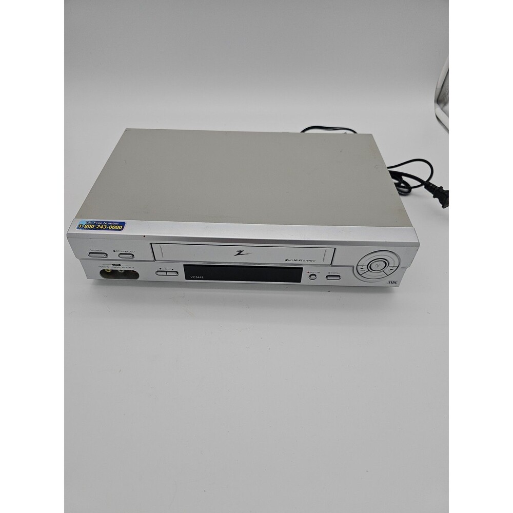 Zenith VCS442 VHS VCR 4-Head Hi-Fi Stereo VHS Player Recorder Working! No Remote